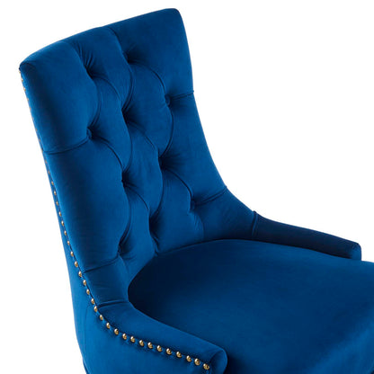 Regent Tufted Performance Velvet Office Chair By HouseBean