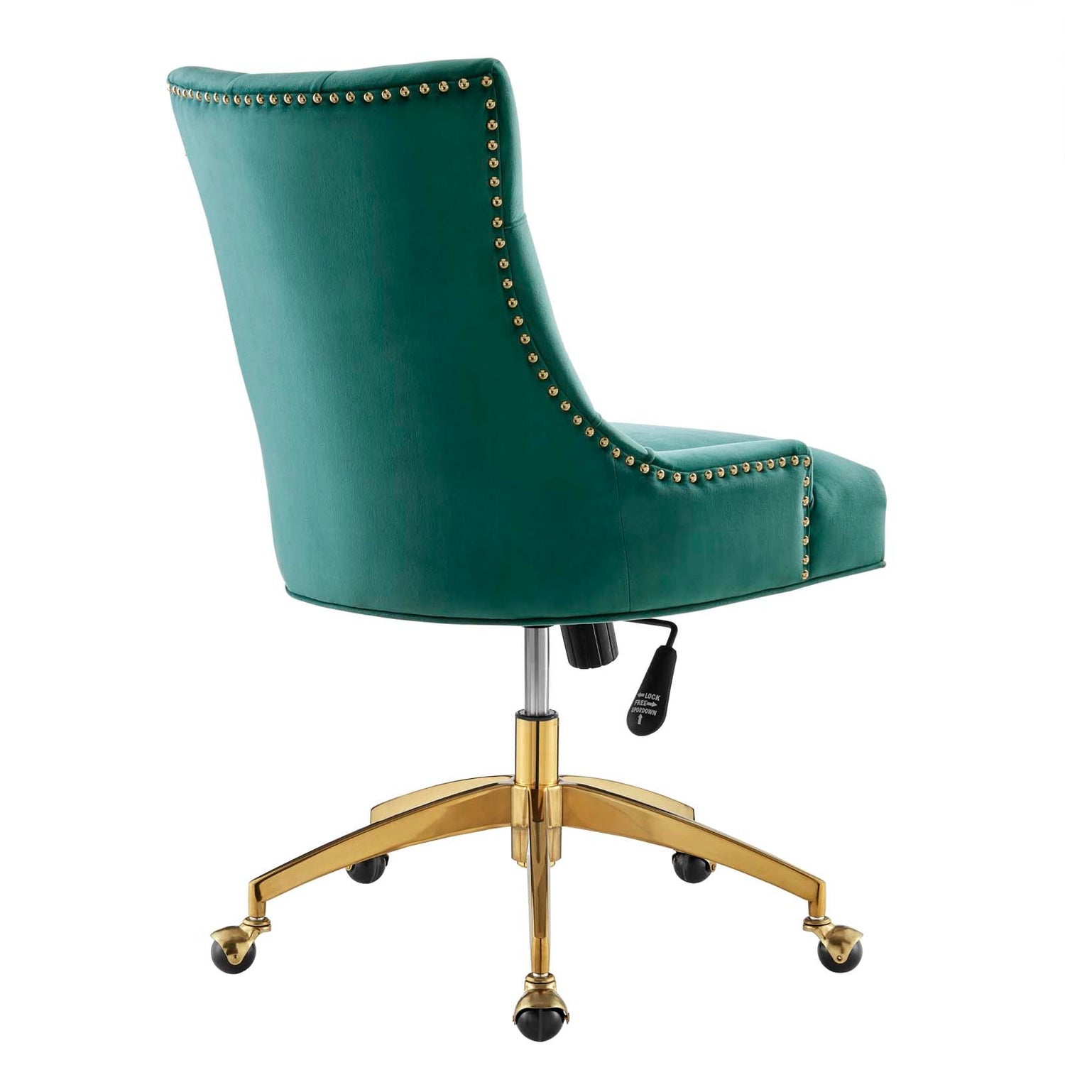 Regent Tufted Performance Velvet Office Chair By HouseBean