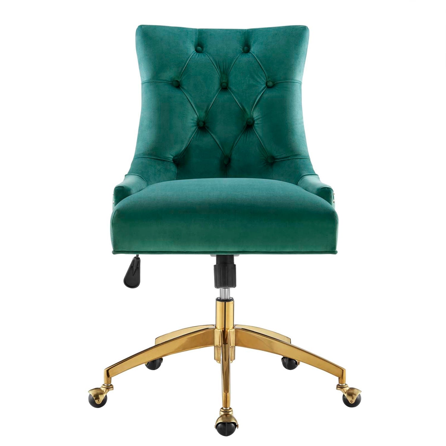 Regent Tufted Performance Velvet Office Chair By HouseBean