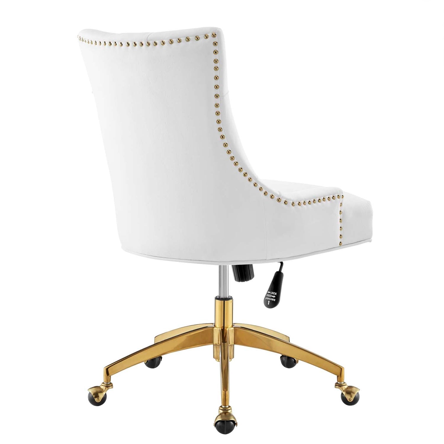 Regent Tufted Performance Velvet Office Chair By HouseBean