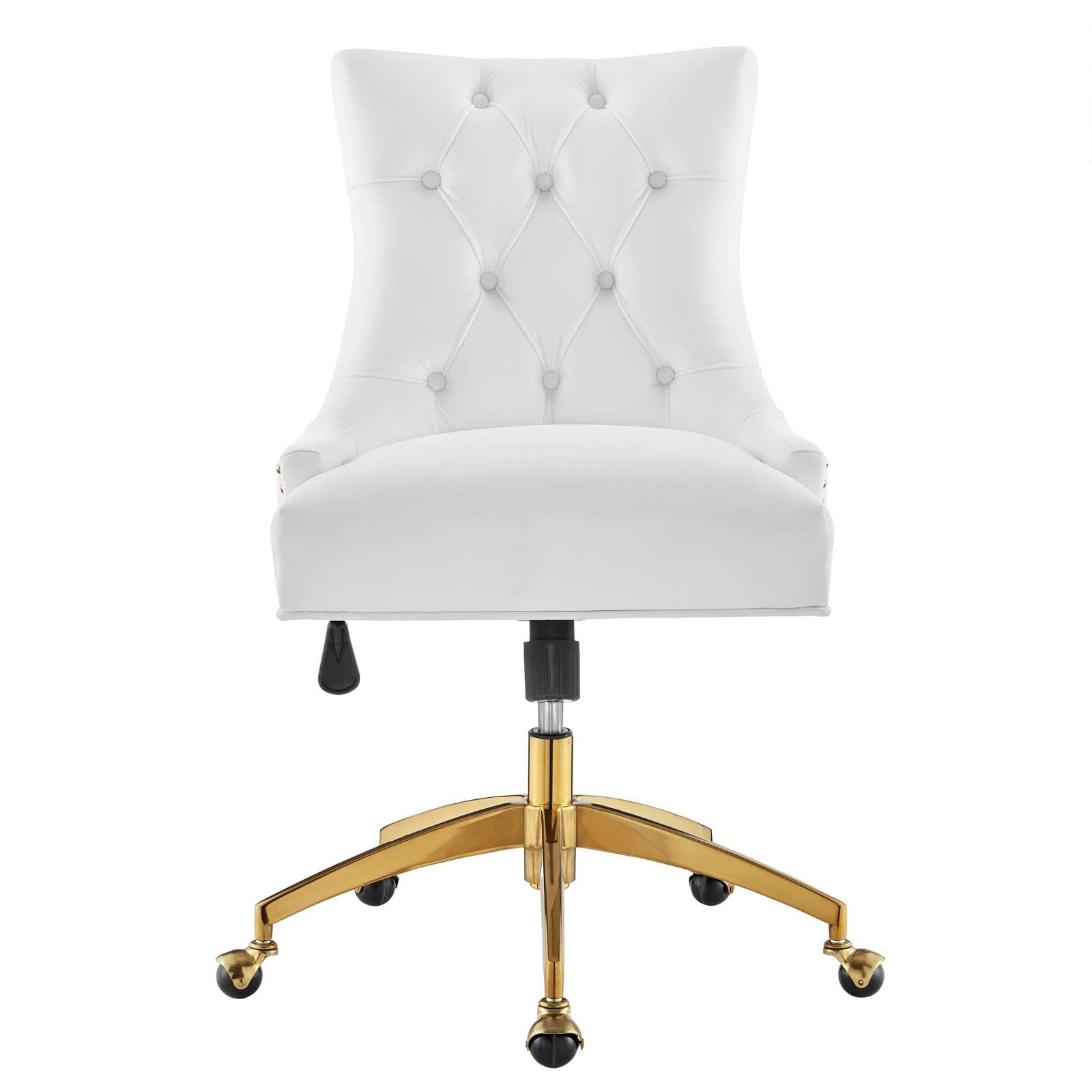 Regent Tufted Performance Velvet Office Chair By HouseBean