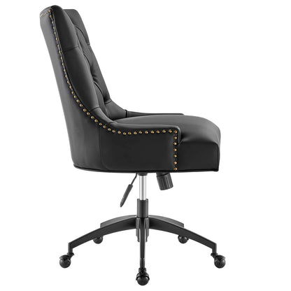 Regent Tufted Vegan Leather Office Chair By HouseBean