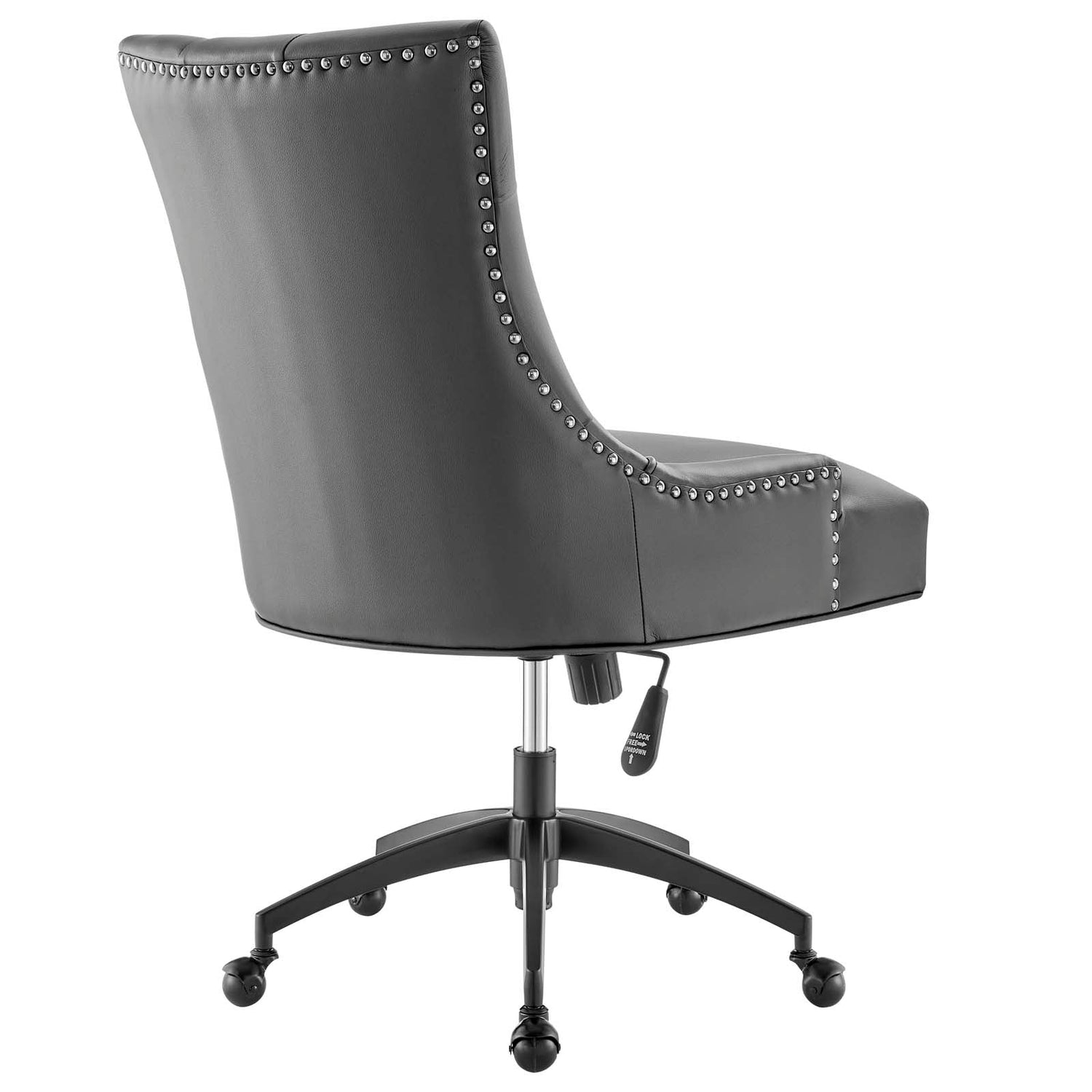 Regent Tufted Vegan Leather Office Chair By HouseBean