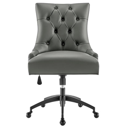 Regent Tufted Vegan Leather Office Chair By HouseBean