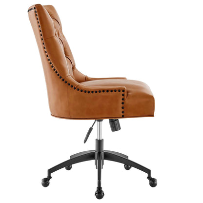 Regent Tufted Vegan Leather Office Chair By HouseBean