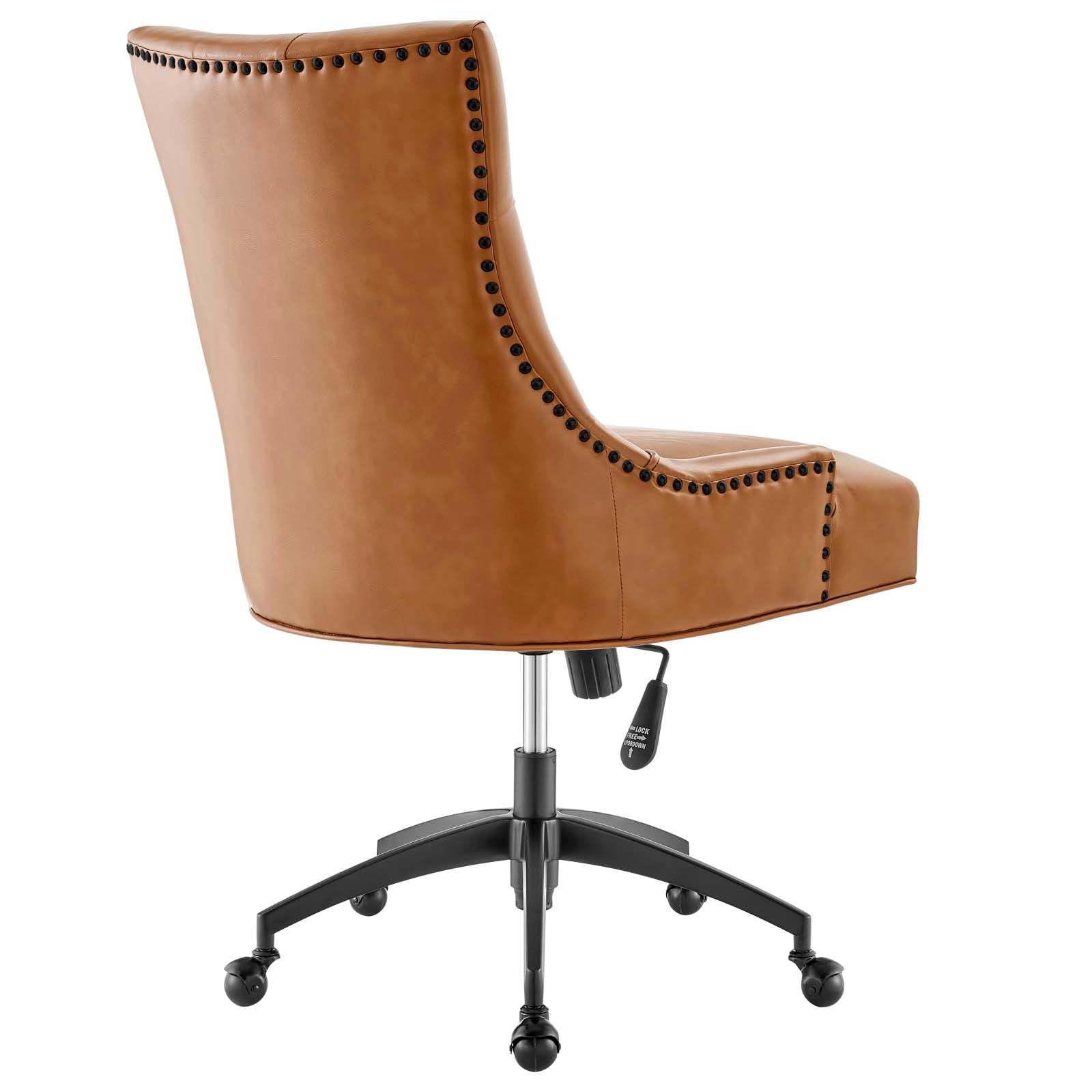 Regent Tufted Vegan Leather Office Chair By HouseBean