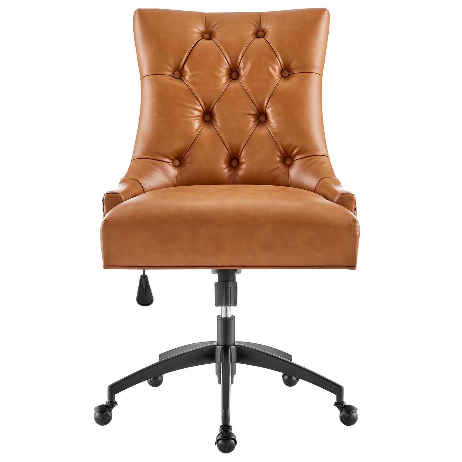 Regent Tufted Vegan Leather Office Chair By HouseBean