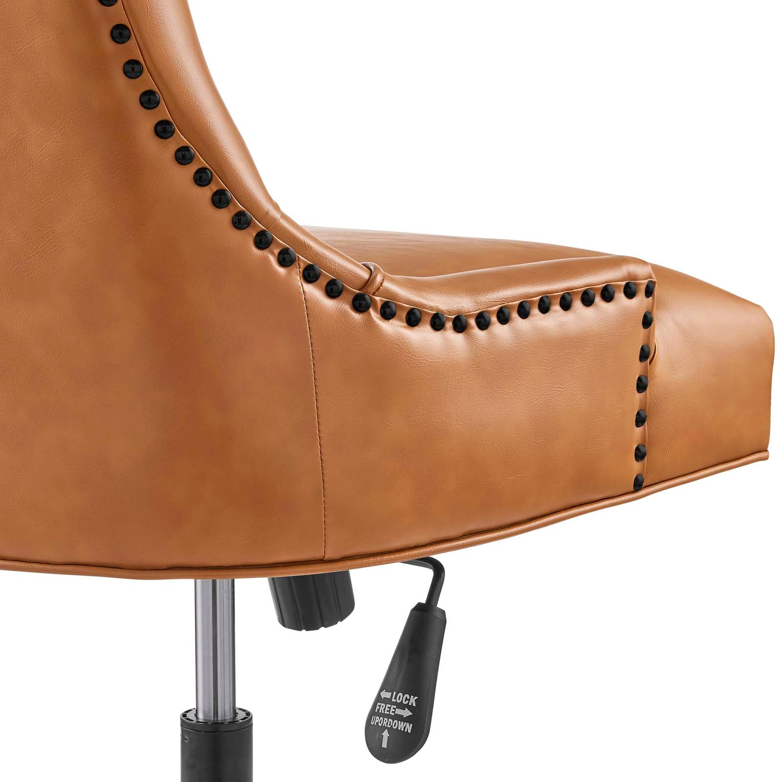 Regent Tufted Vegan Leather Office Chair By HouseBean