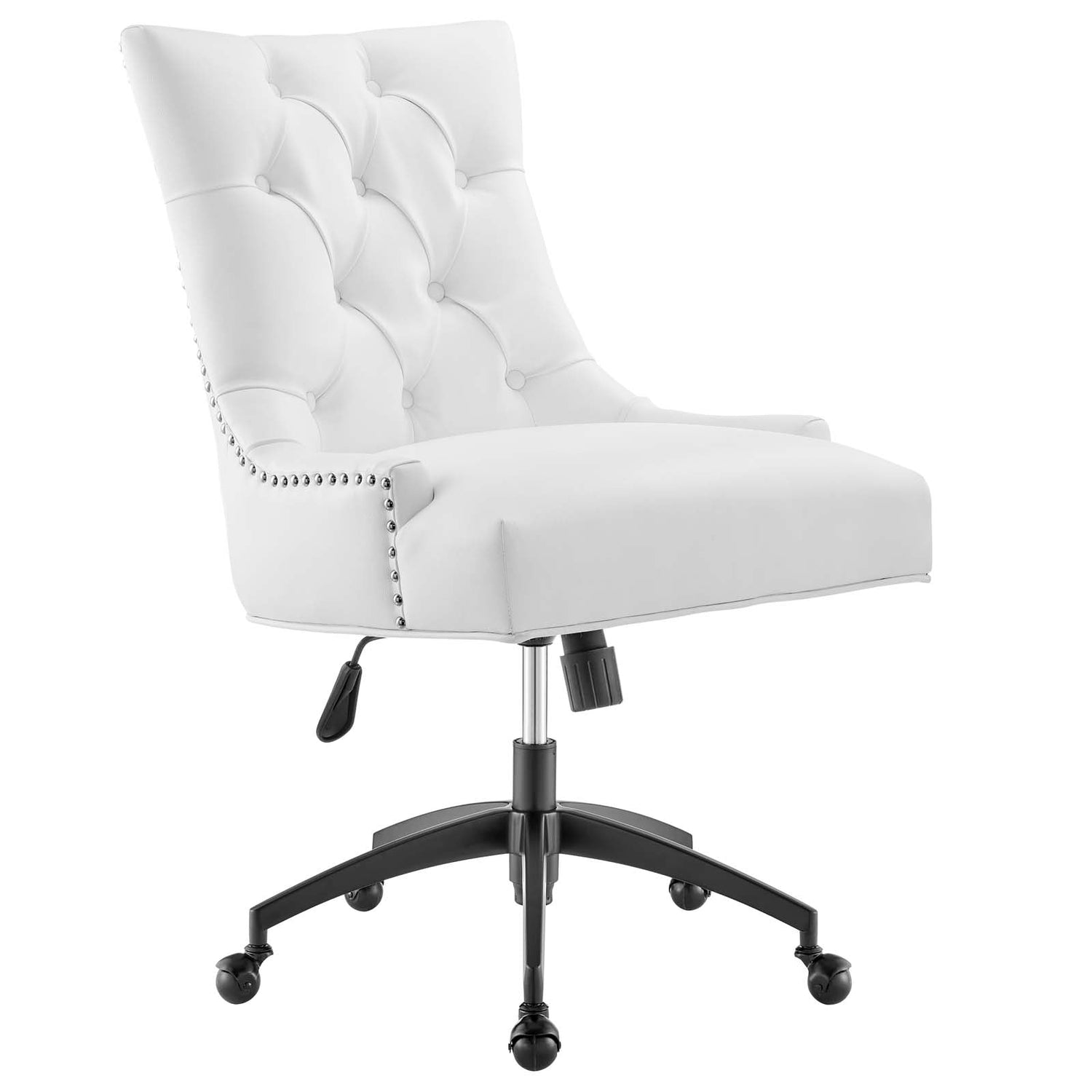 Regent Tufted Vegan Leather Office Chair By HouseBean