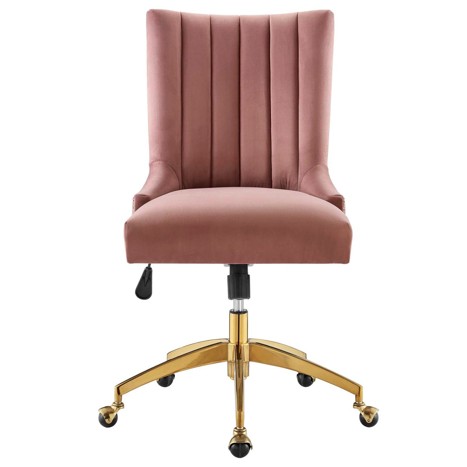 Empower Channel Tufted Performance Velvet Office Chair By HouseBean