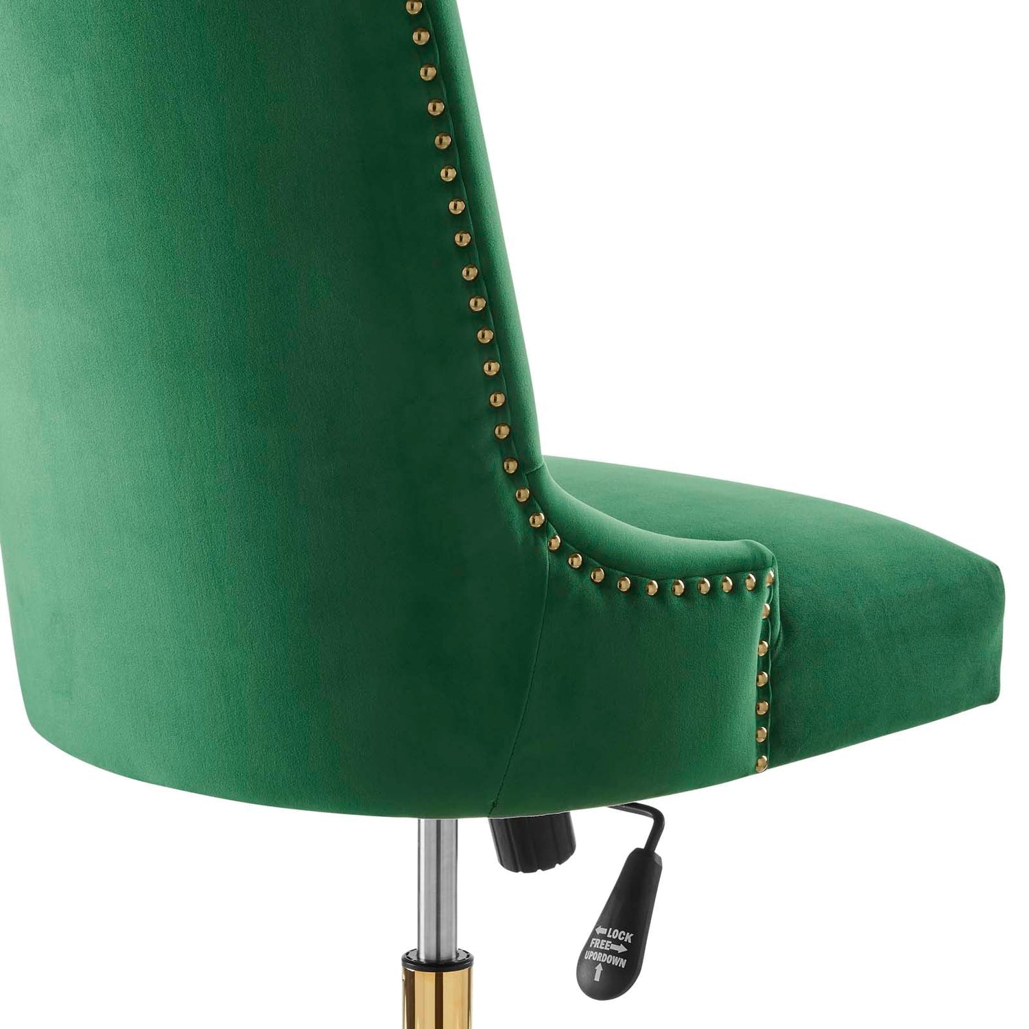 Empower Channel Tufted Performance Velvet Office Chair By HouseBean