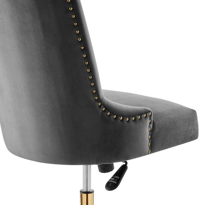 Empower Channel Tufted Performance Velvet Office Chair By HouseBean