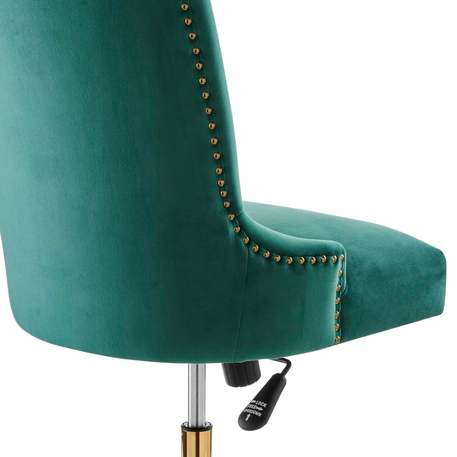 Empower Channel Tufted Performance Velvet Office Chair By HouseBean