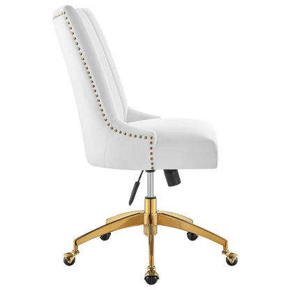 Empower Channel Tufted Performance Velvet Office Chair By HouseBean