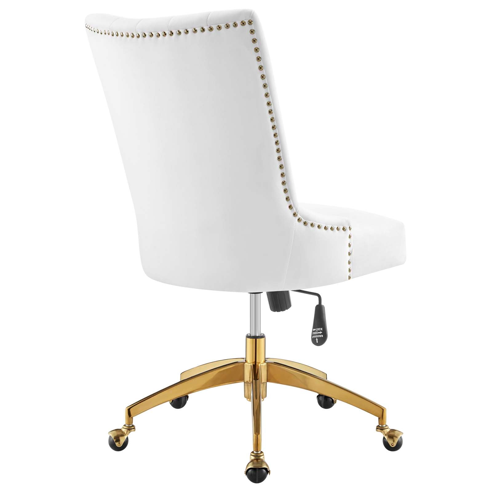 Empower Channel Tufted Performance Velvet Office Chair By HouseBean