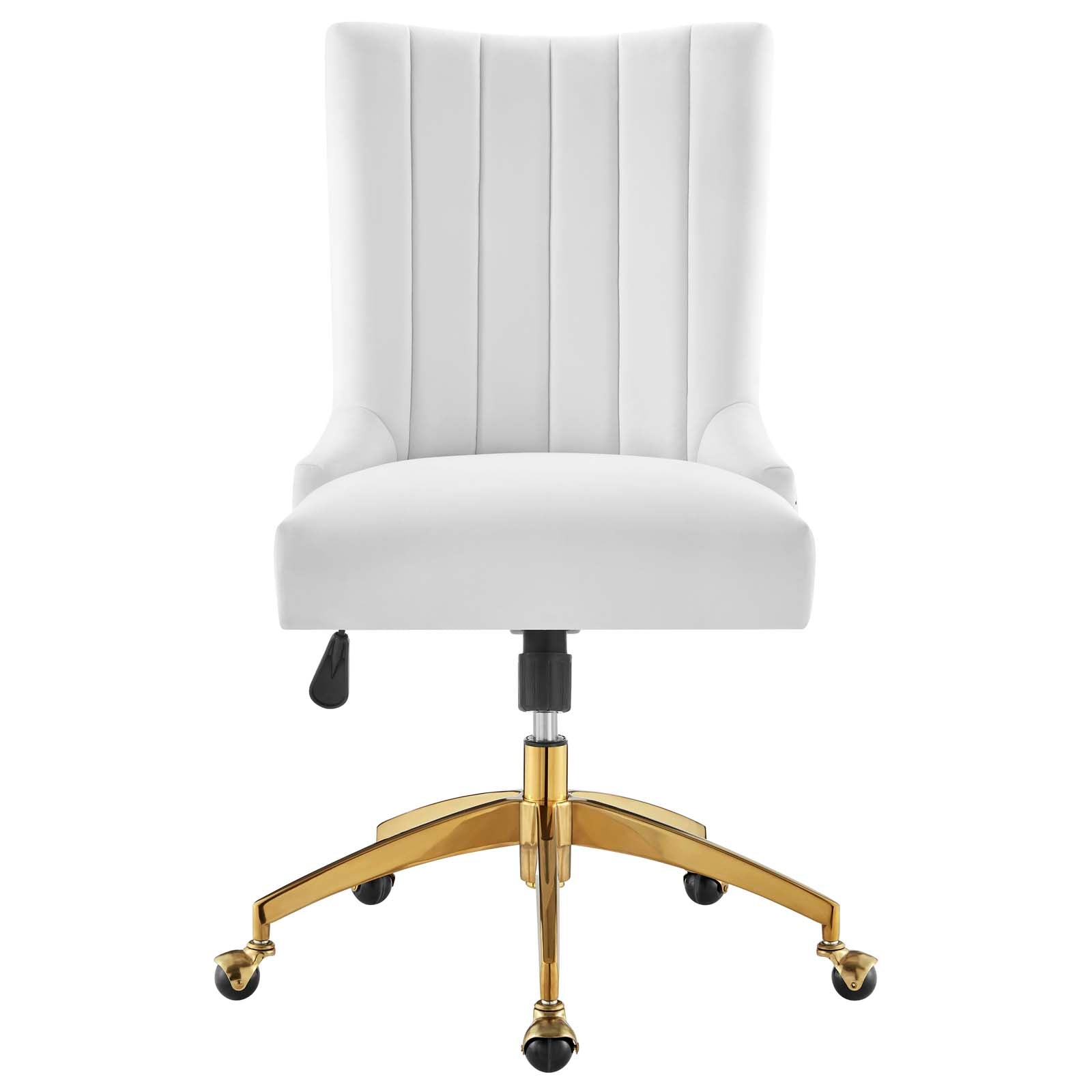 Empower Channel Tufted Performance Velvet Office Chair By HouseBean