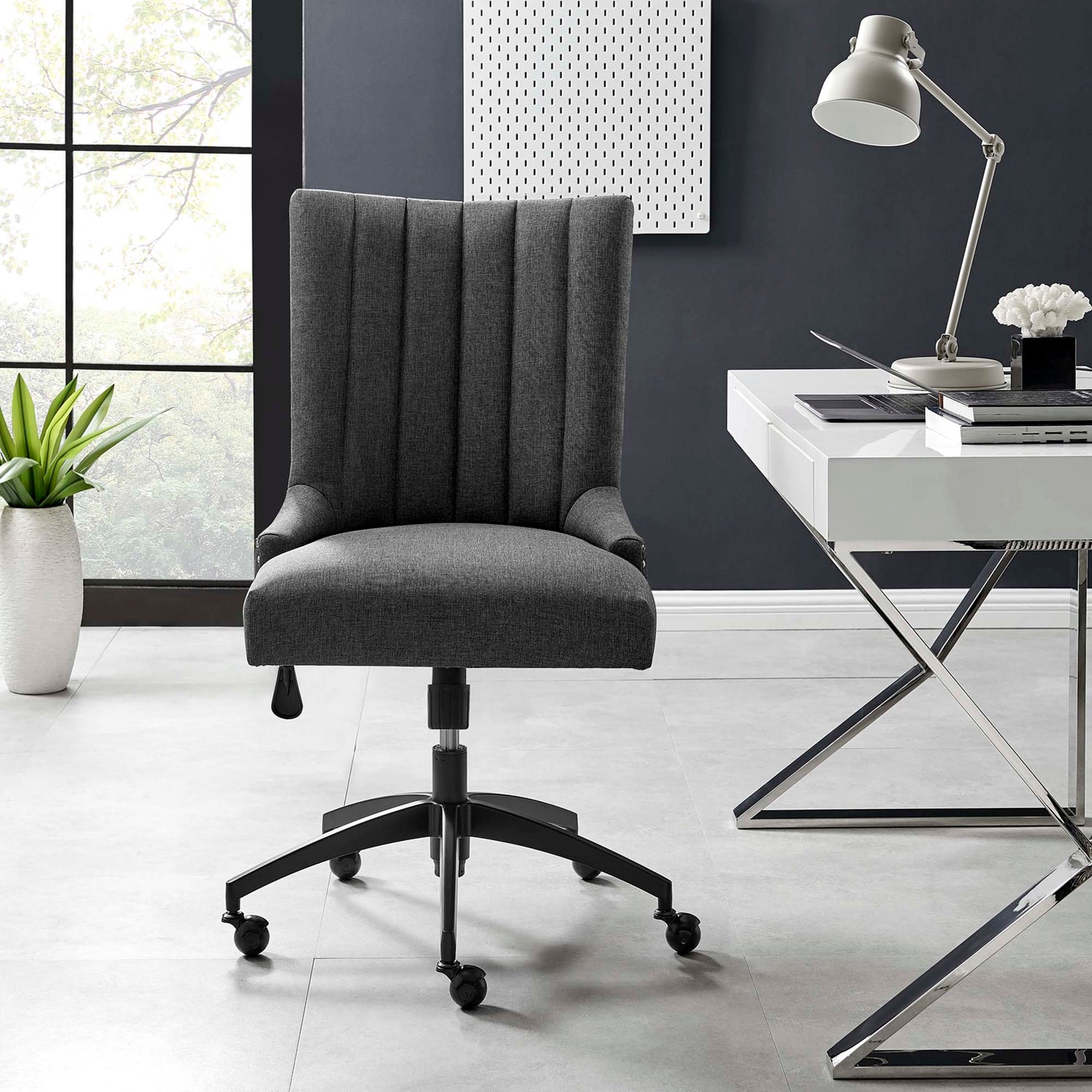 Empower Channel Tufted Fabric Office Chair by Modway