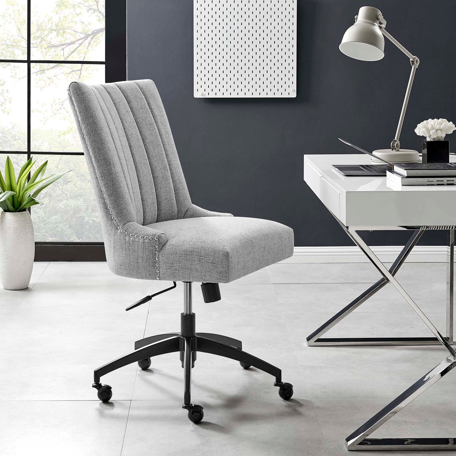 Empower Channel Tufted Fabric Office Chair by Modway