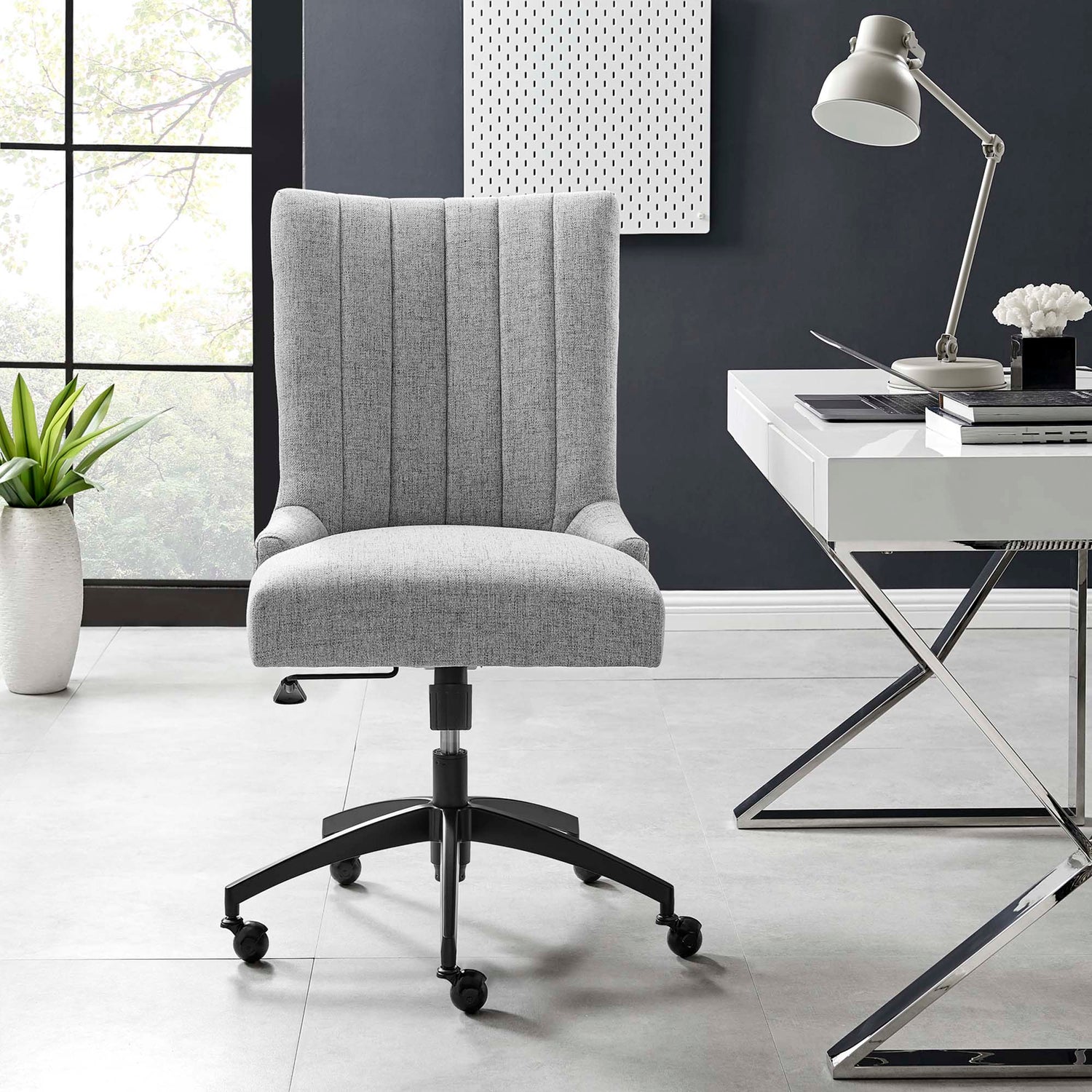 Empower Channel Tufted Fabric Office Chair by Modway