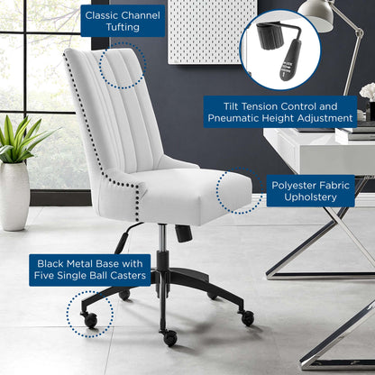 Empower Channel Tufted Fabric Office Chair by Modway