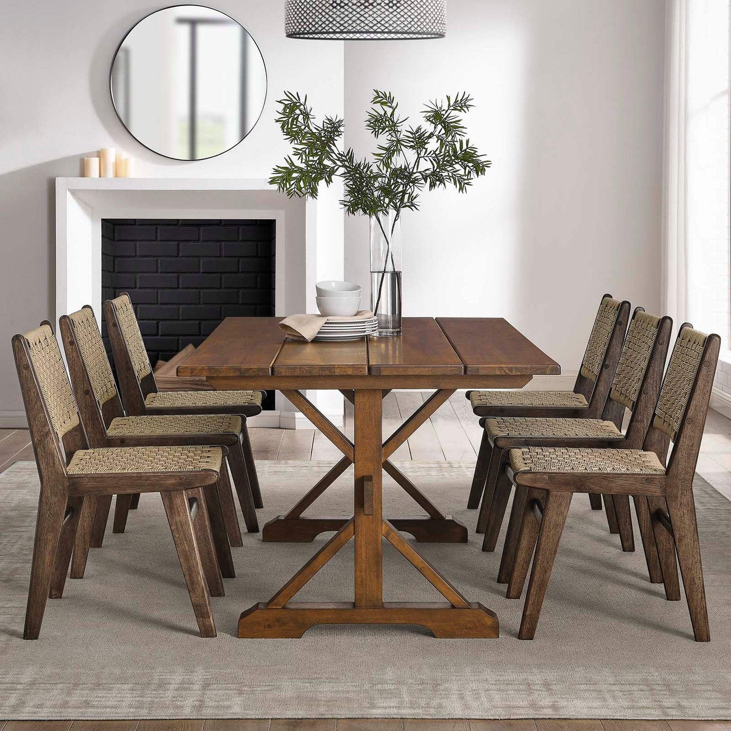 Windchime 71&quot; Wood Dining Table By HouseBean