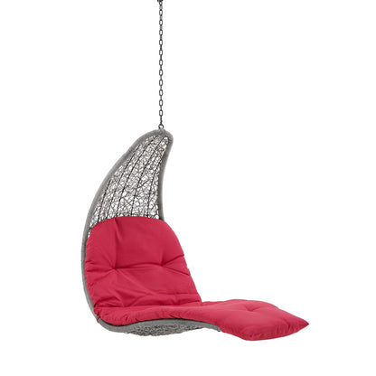 Landscape Outdoor Patio Hanging Chaise Lounge Swing Chair By HouseBean