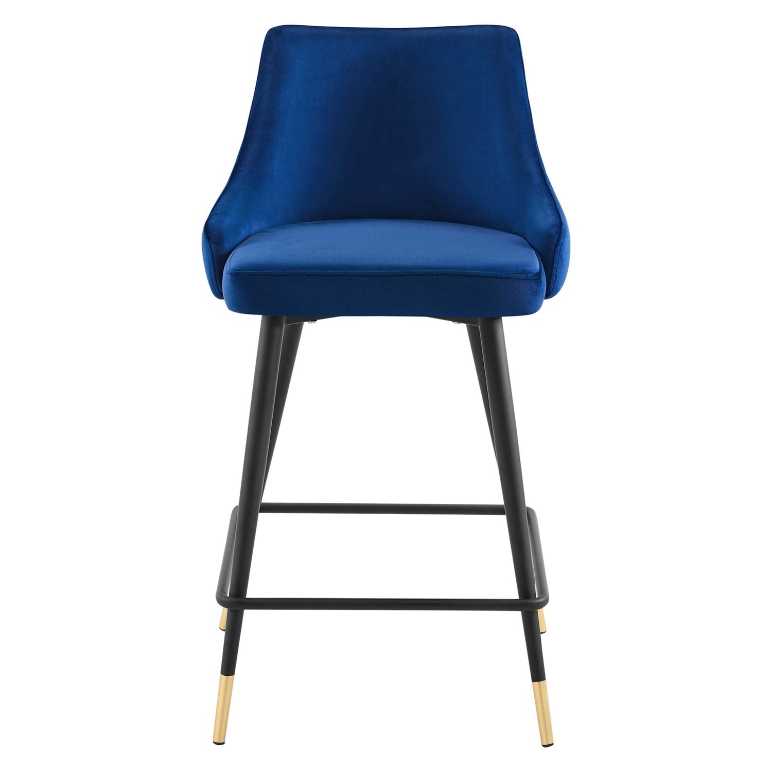 Adorn Performance Velvet Counter Stool Set of 2 by Modway