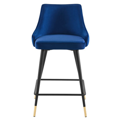 Adorn Performance Velvet Counter Stool Set of 2 by Modway