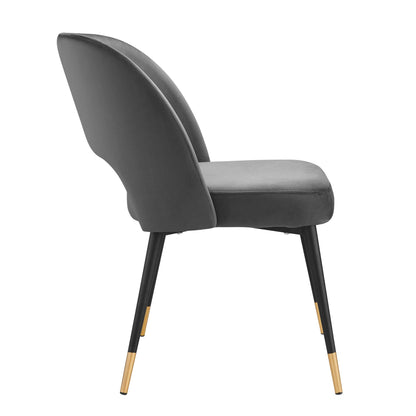 Rouse Performance Velvet Dining Side Chairs - Set of 2 by Modway