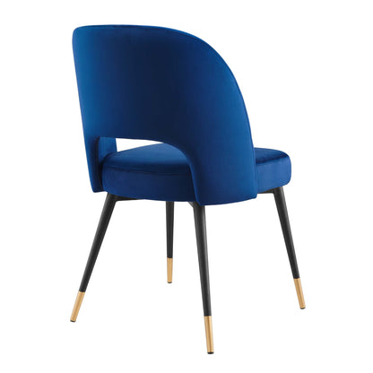 Rouse Performance Velvet Dining Side Chairs - Set of 2 by Modway