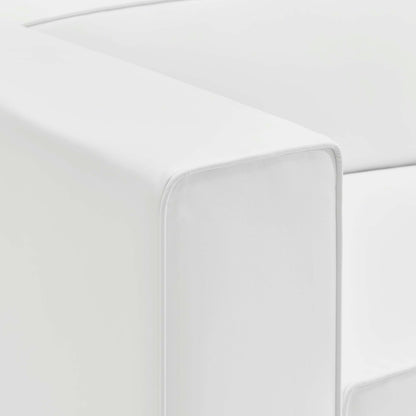 Mingle Vegan Leather Right-Arm Chair by Modway
