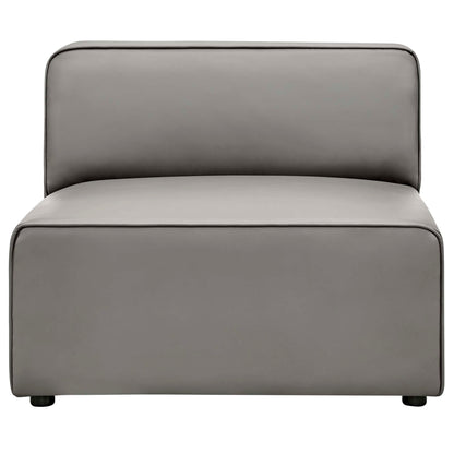 Mingle Vegan Leather Armless Chair by Modway