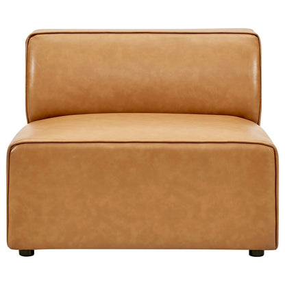 Mingle Vegan Leather Armless Chair by Modway