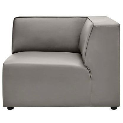 Mingle Vegan Leather Corner Chair by Modway