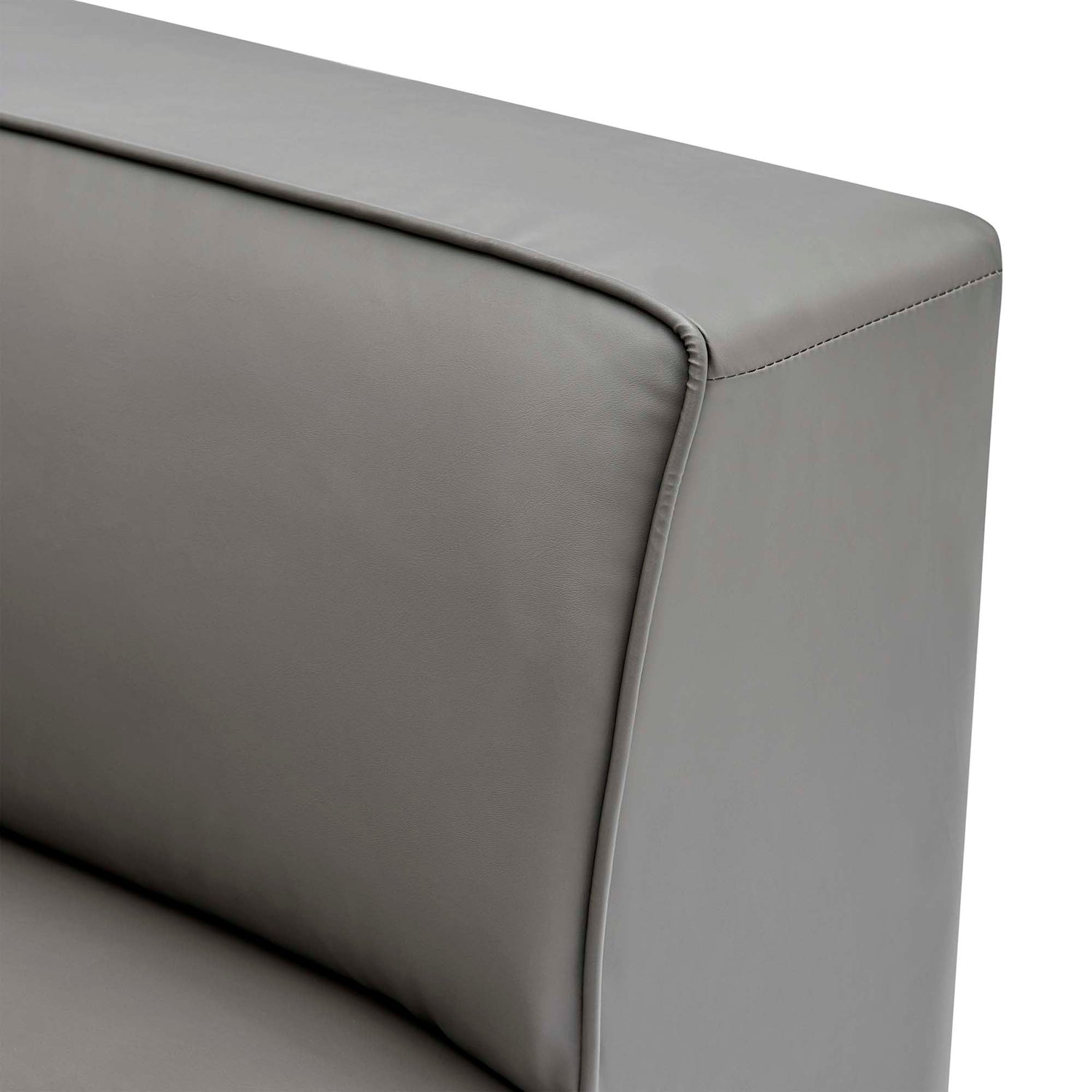 Mingle Vegan Leather Corner Chair by Modway