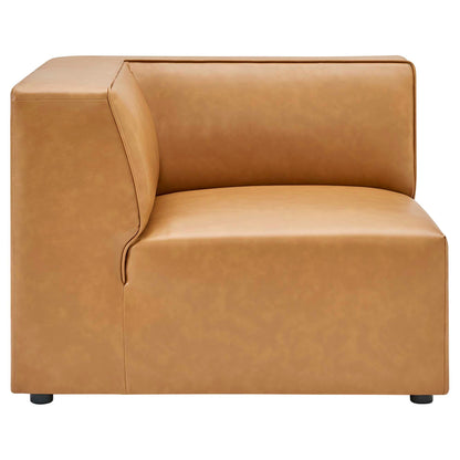 Mingle Vegan Leather Corner Chair by Modway