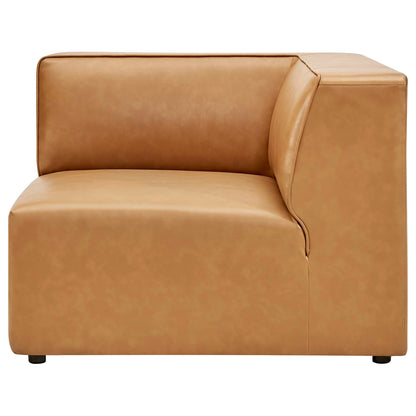 Mingle Vegan Leather Corner Chair by Modway