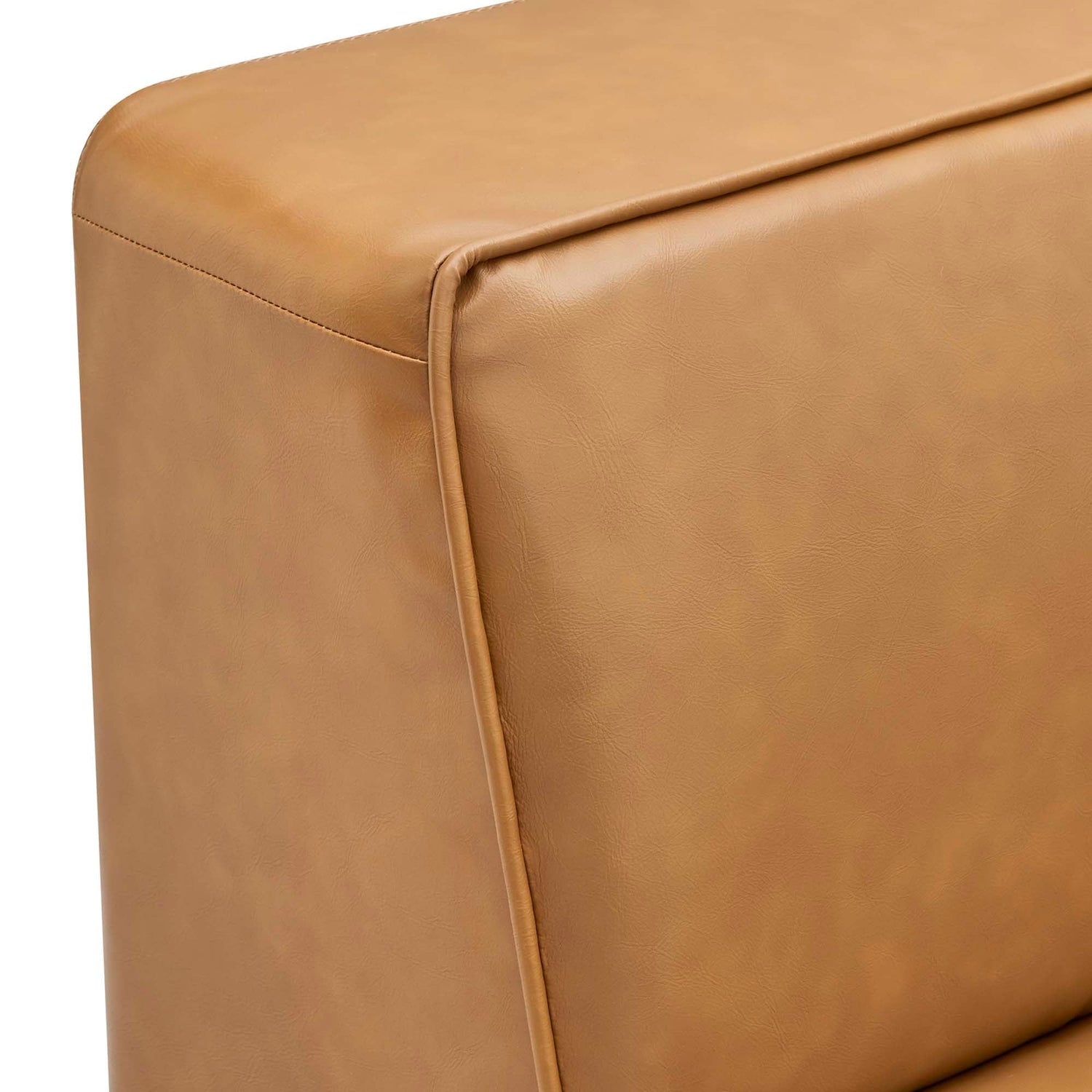 Mingle Vegan Leather Corner Chair by Modway