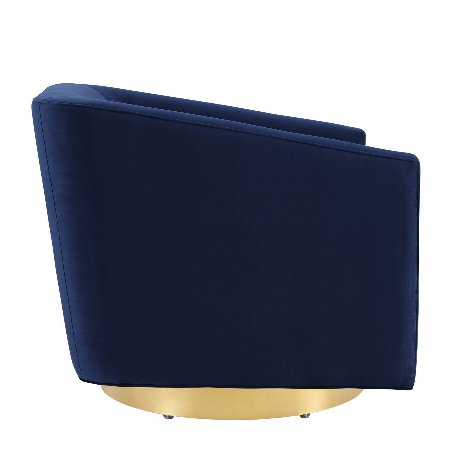 Twist Accent Lounge Performance Velvet Swivel Chair By HouseBean