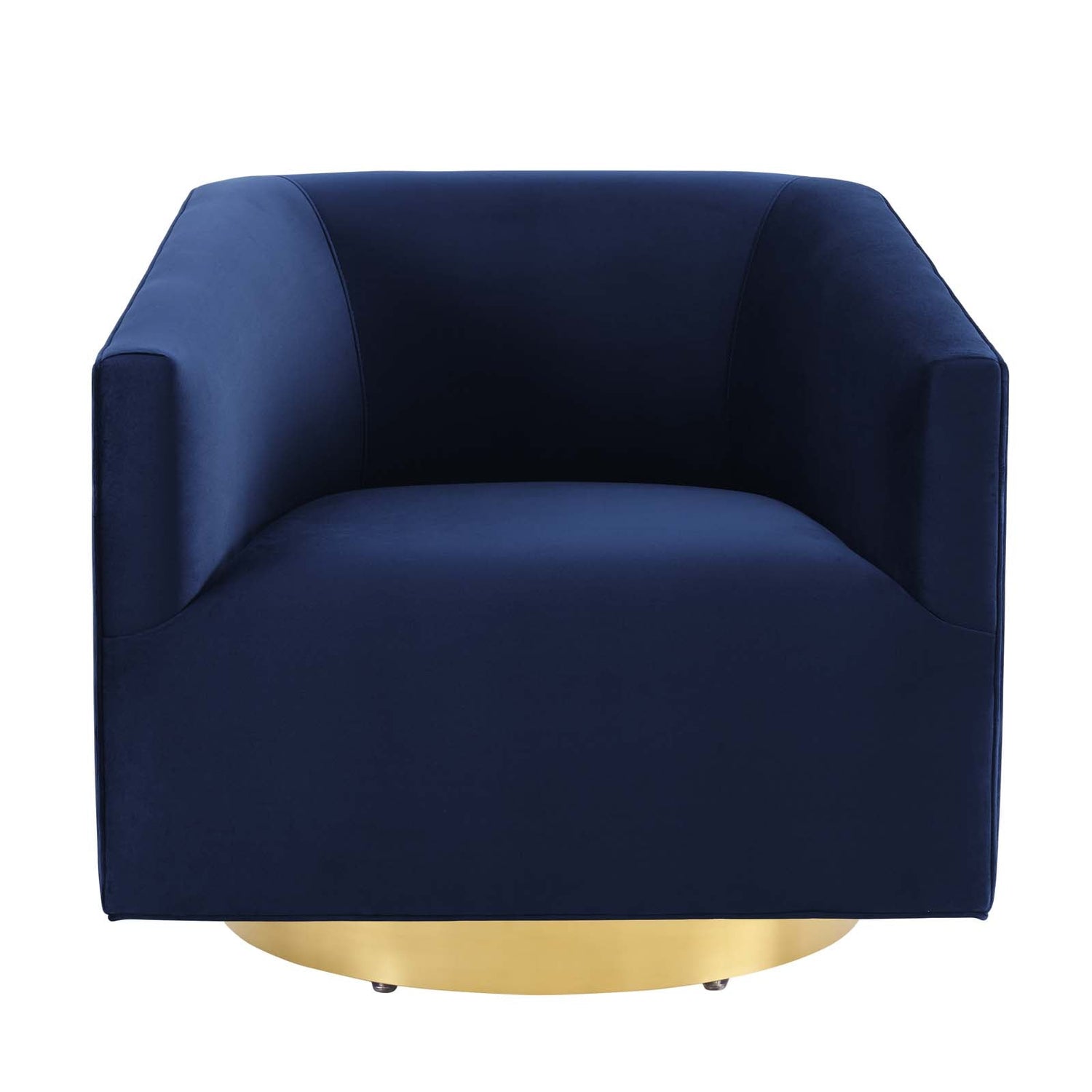 Twist Accent Lounge Performance Velvet Swivel Chair By HouseBean