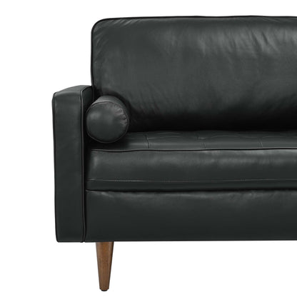 Valour 81&quot; Leather Sofa by Modway