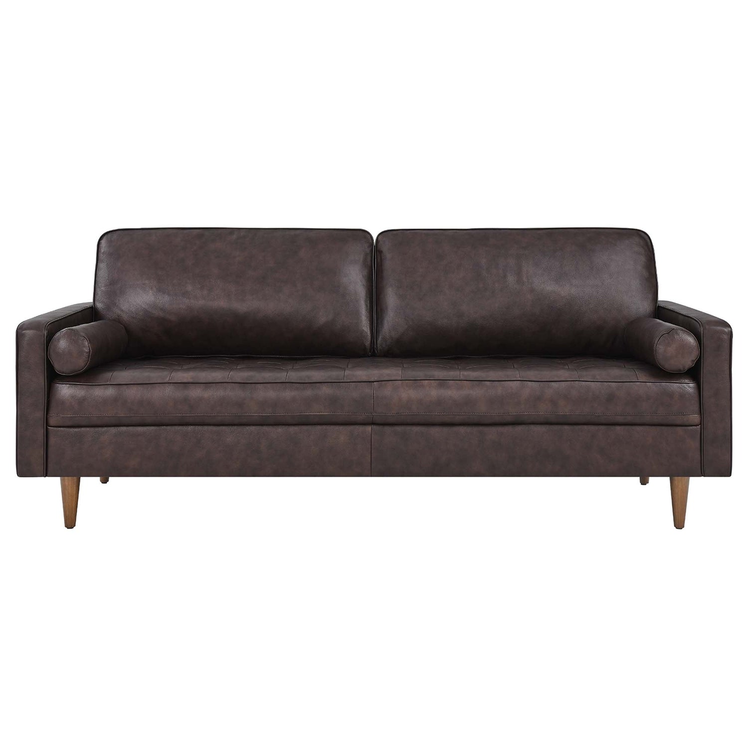 Valour 81&quot; Leather Sofa by Modway