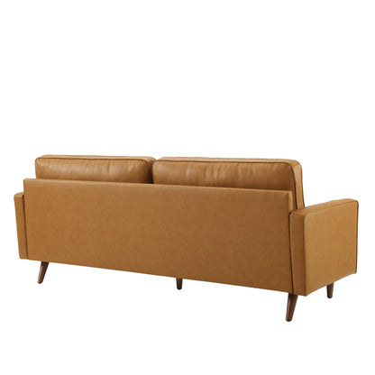 Valour 81&quot; Leather Sofa by Modway