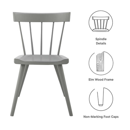 Sutter Wood Dining Side Chair By HouseBean