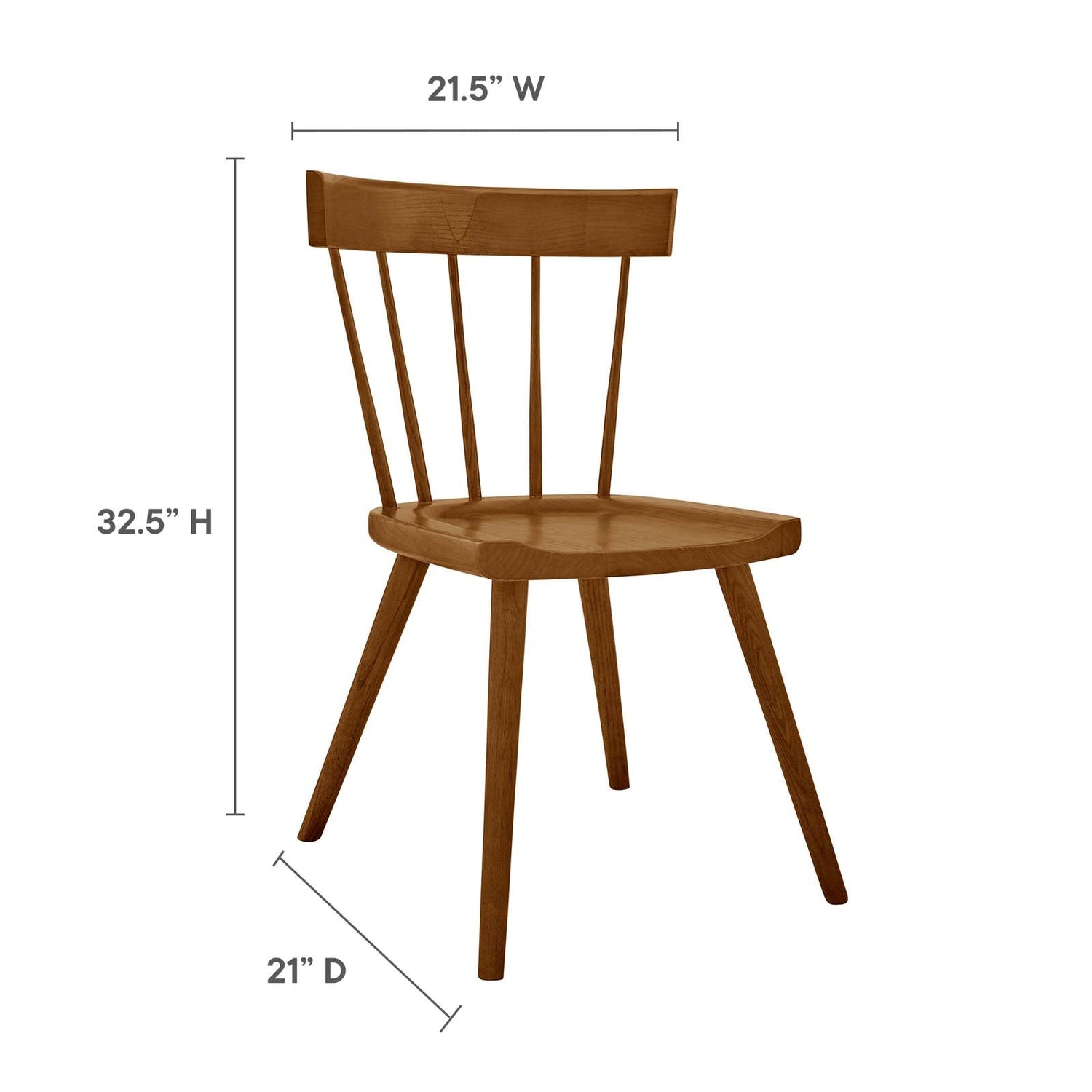 Sutter Wood Dining Side Chair By HouseBean