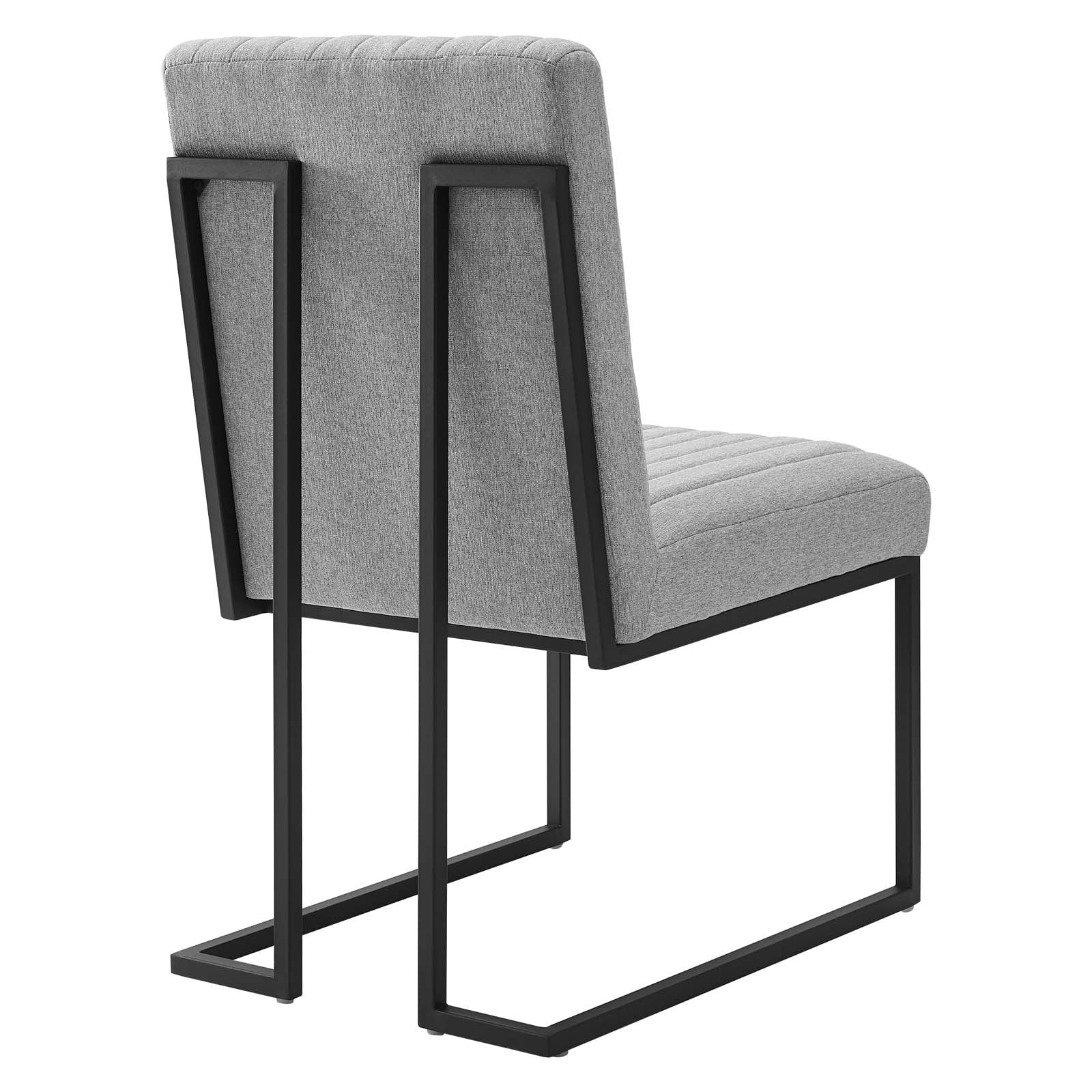 Indulge Channel Tufted Fabric Dining Chair By HouseBean