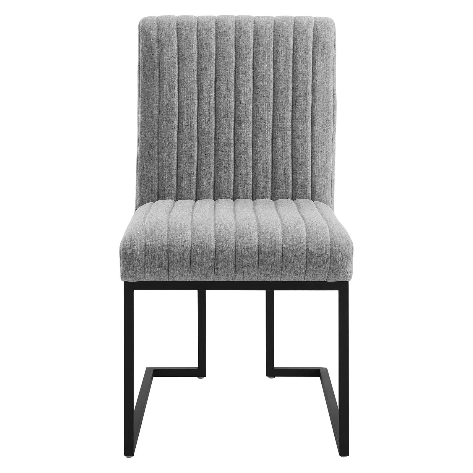 Indulge Channel Tufted Fabric Dining Chair By HouseBean