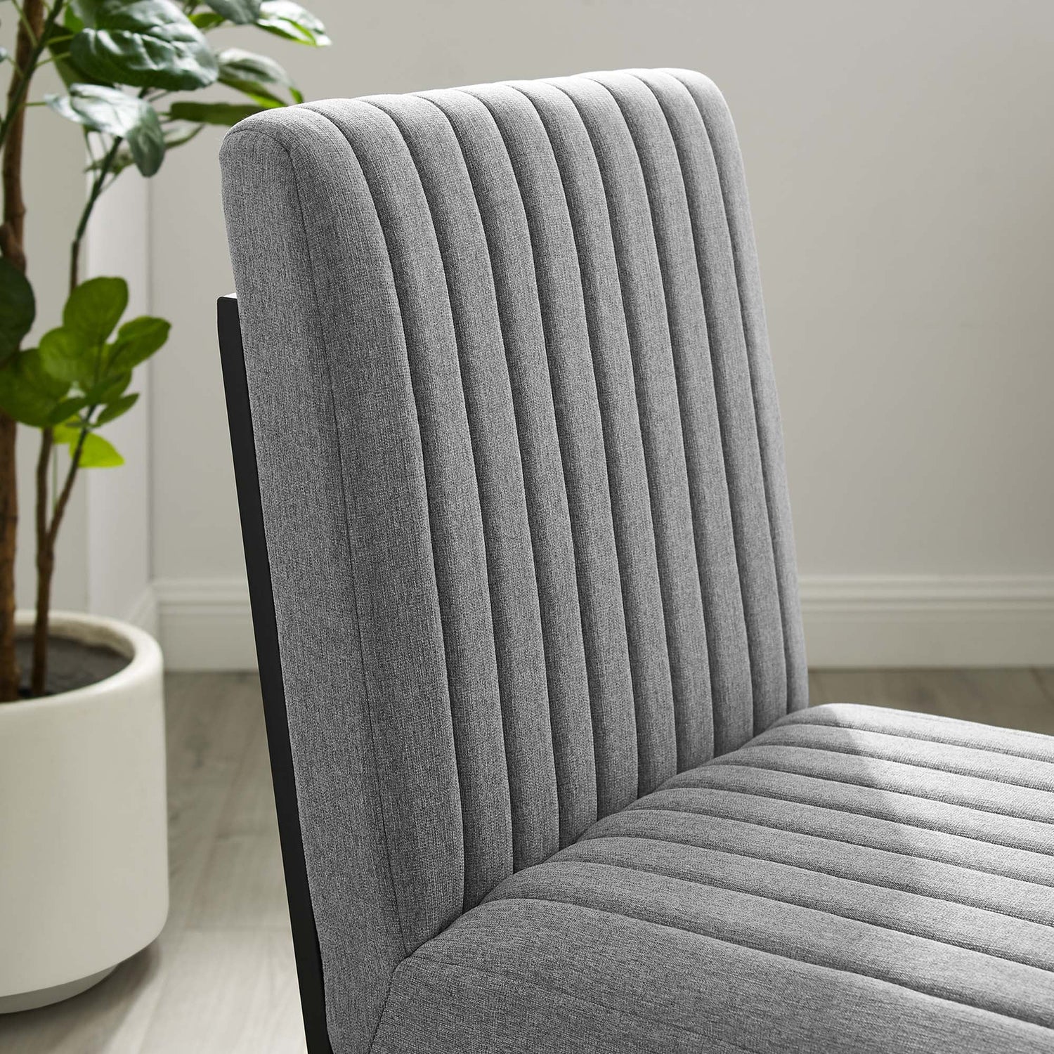 Indulge Channel Tufted Fabric Dining Chair by Modway