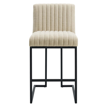 Indulge Channel Tufted Fabric Counter Stool by Modway