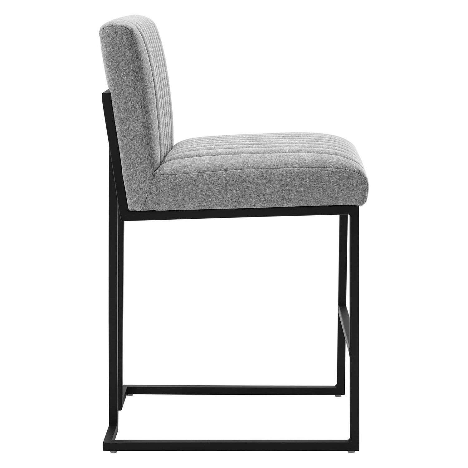 Indulge Channel Tufted Fabric Counter Stool by Modway